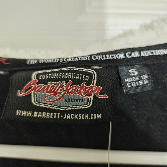 BARRETT JACKSON Black Quilted Full Zip Hoodie Sweatshirt Jacket Womens Small NWT - Picture 5 of 13